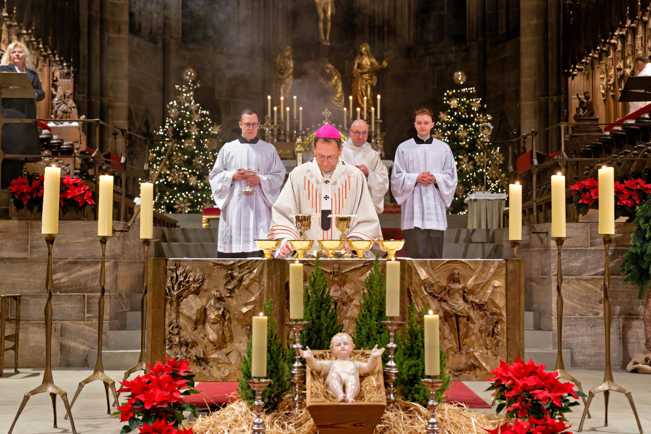 Christmette mit Erzbischof Gössl im Bamberger Dom Christmette