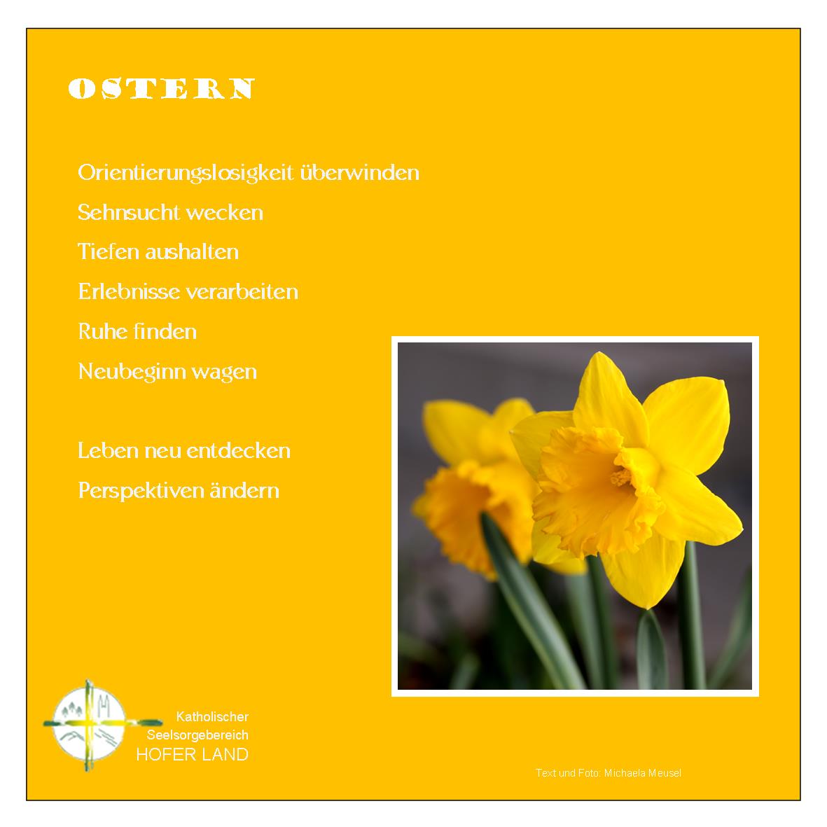 Dankstelle Ostern 2021