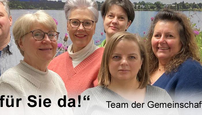 Das Team des Seelsorgebereichs Hofer Land (Stabnd Februar 2025)