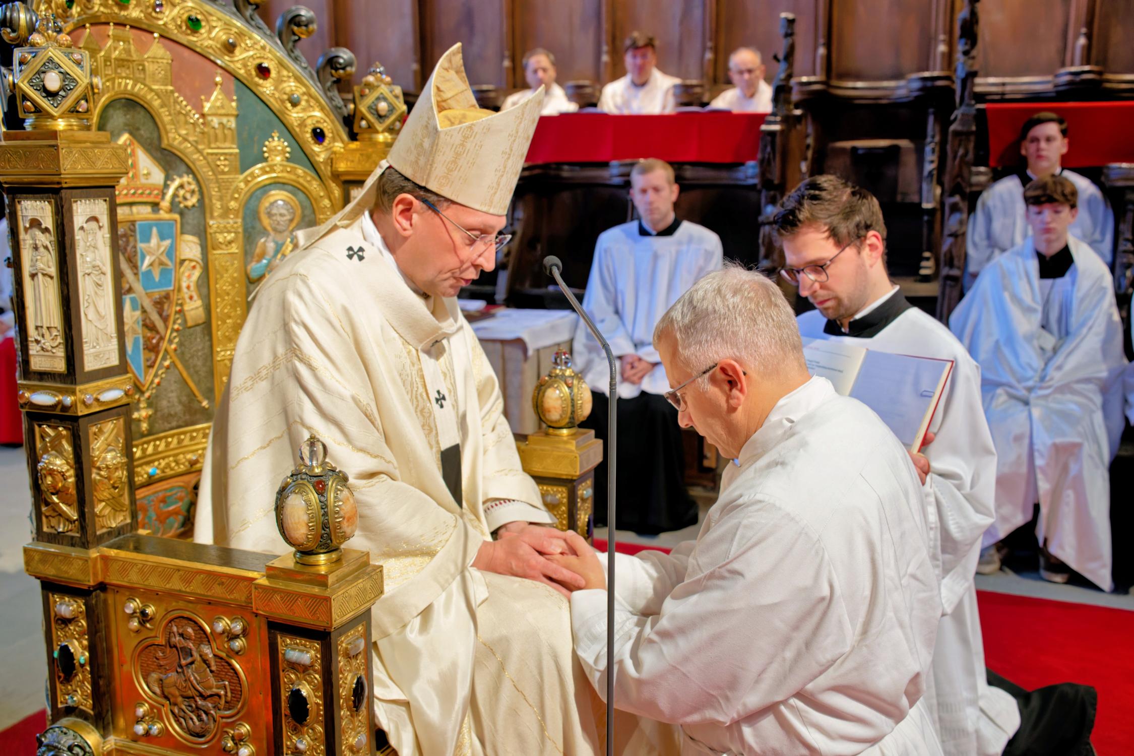 Erzbischof Herwig Gössl hat im Bamberger Dom vier Ständige Diakone geweiht Diakonenweihe