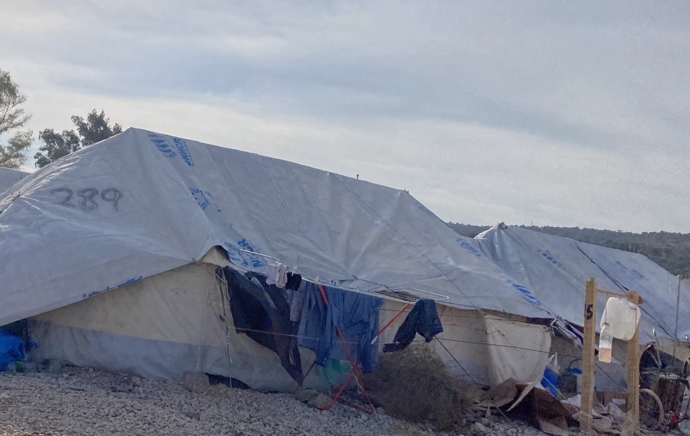 Impressionen aus KaraTepe auf Lesbos Provisorium