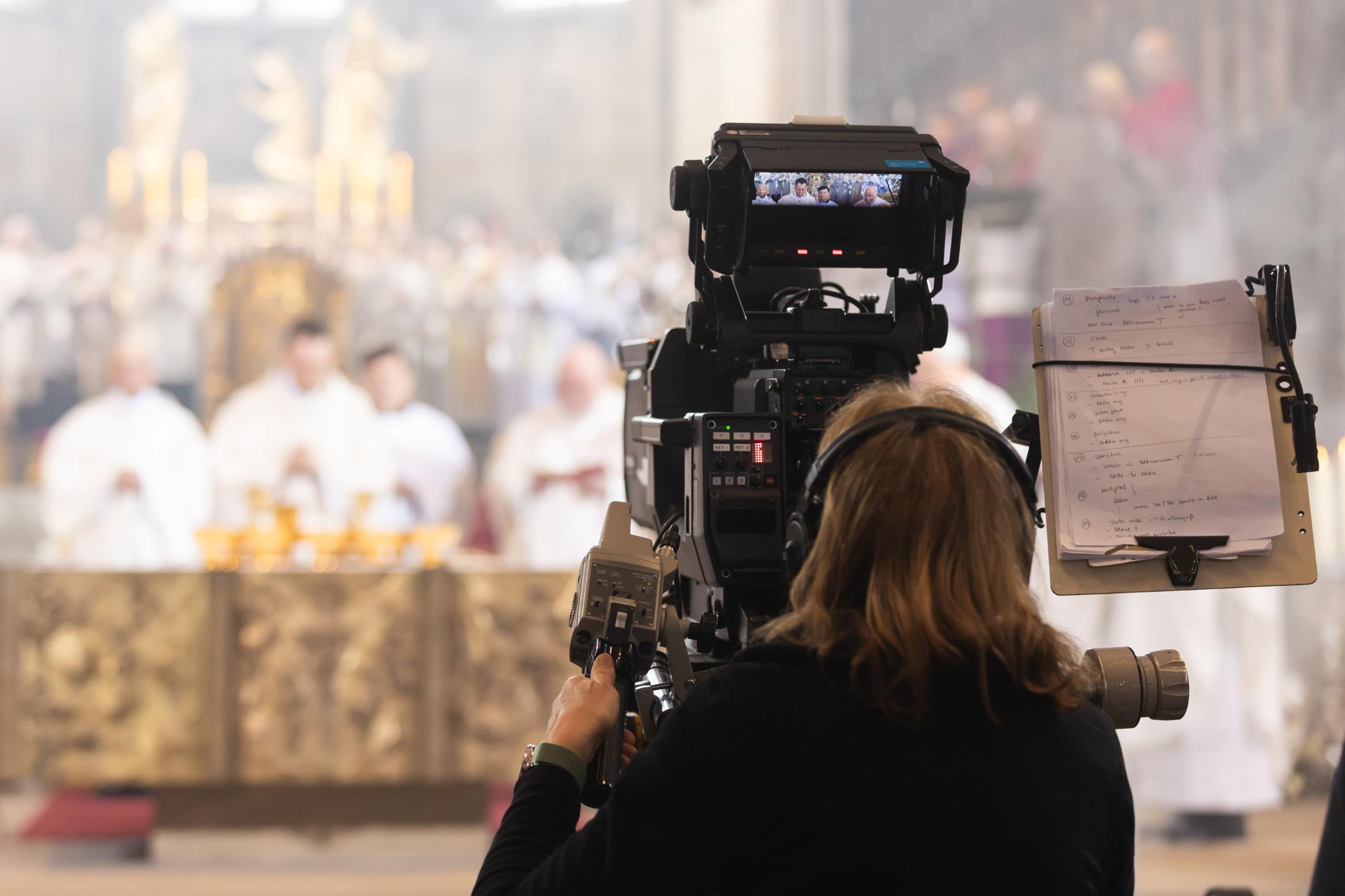 Kamera Amtseinführung Erzbischof Herwig Gössl