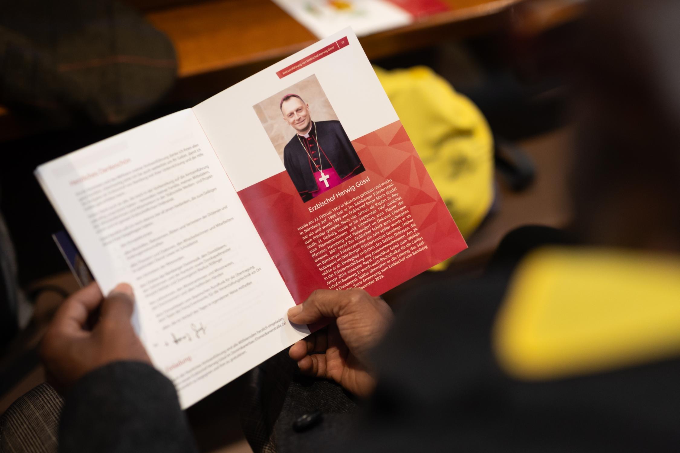 Liederheft Amtseinführung Erzbischof Herwig Gössl