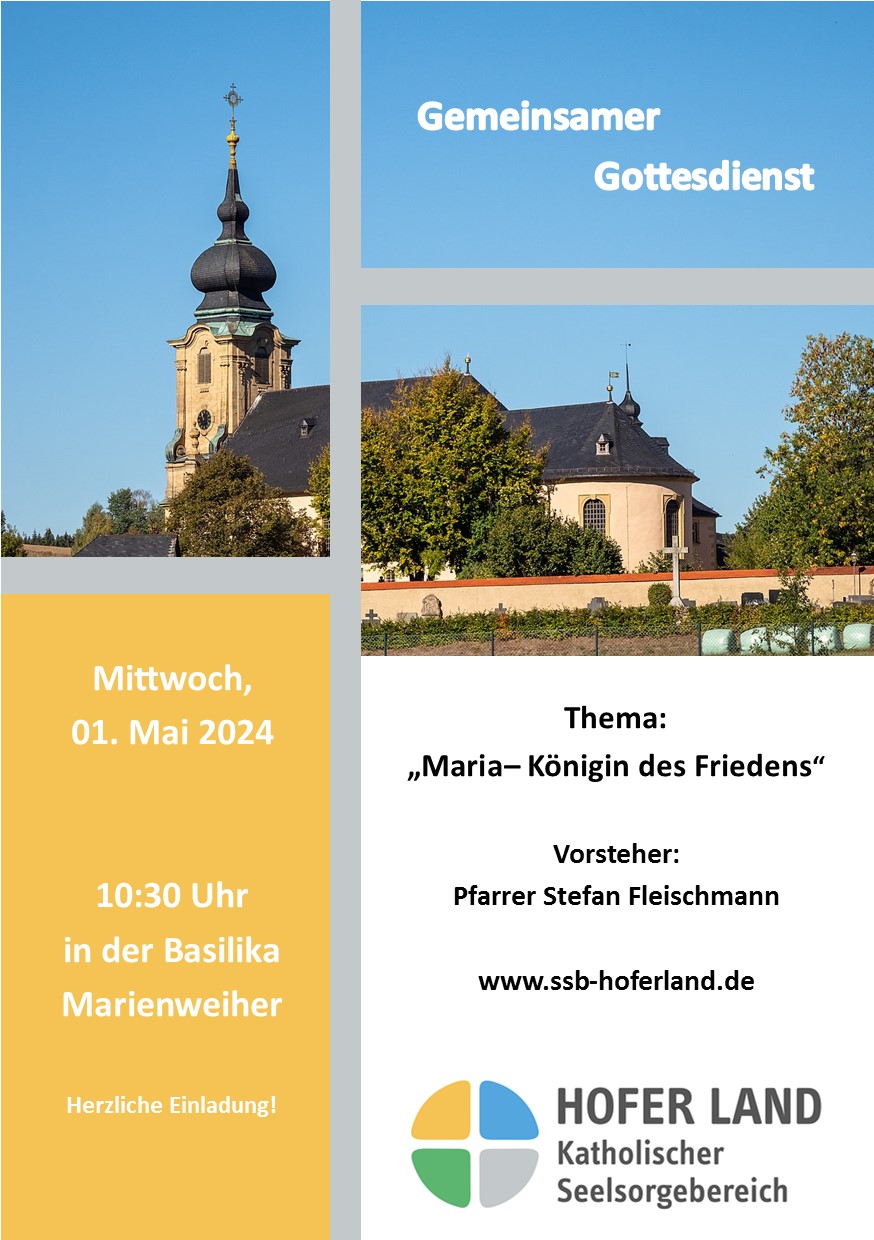 Plakat gem. Gottesdienst 1. Mai 2024