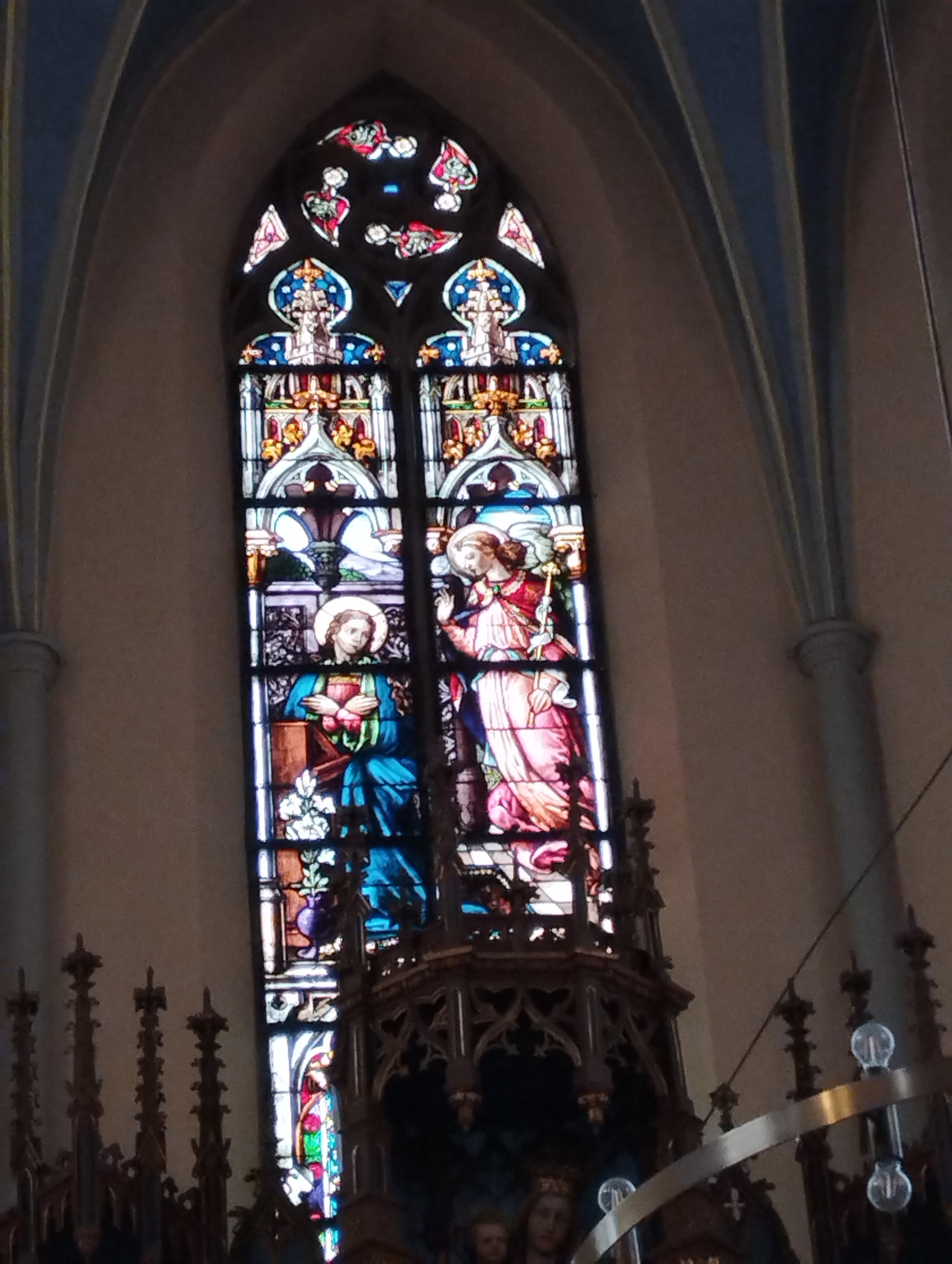 St. Marien Hof Maria Gabriel Fenster