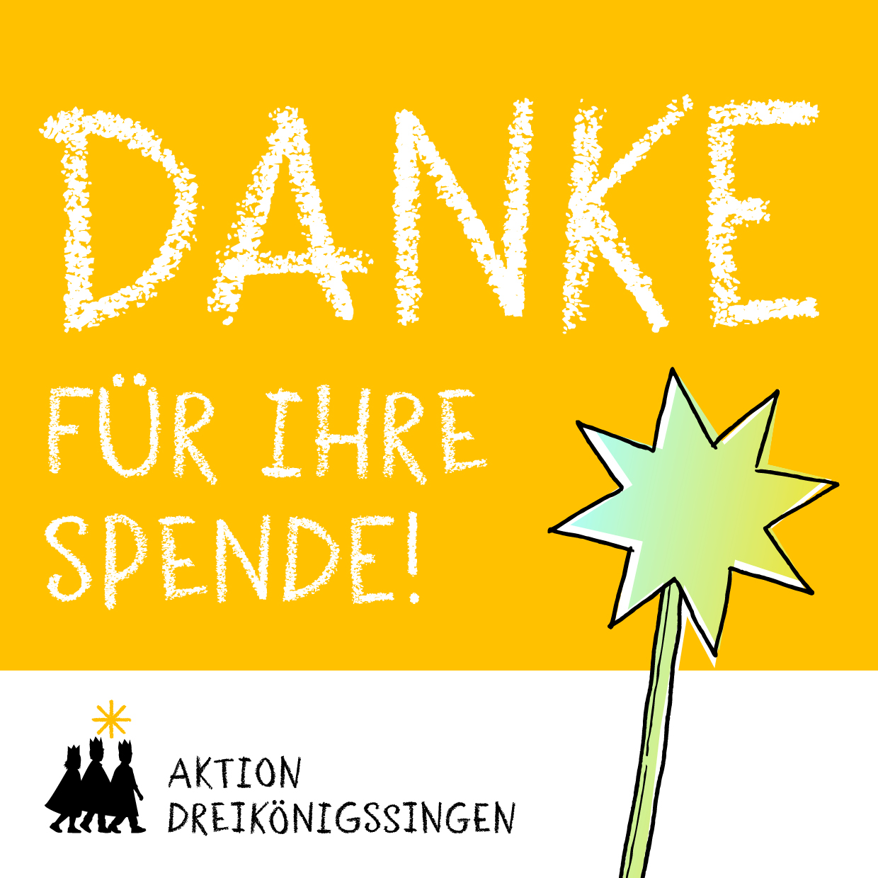 Sternsinger Danke