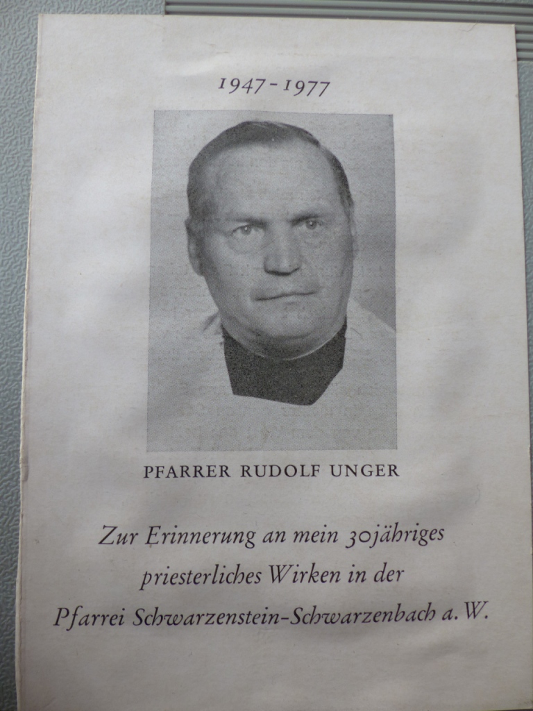Vortrag Pfarrer Unger